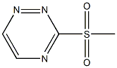3-(Methylsulfonyl)-1,2,4-triazine 구조식 이미지
