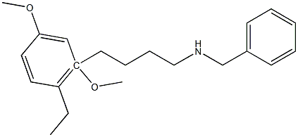 N-Benzyl-2,4-dimethoxy-5-ethylbenzene-4-butanamine 구조식 이미지