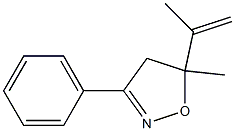 5-Methyl-5-(1-methylvinyl)-3-phenyl-4,5-dihydroisoxazole Structure