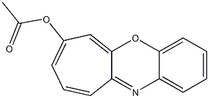 7-Acetoxybenzo[b]cyclohept[e][1,4]oxazine Structure