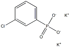 3-Chlorophenylphosphonic acid dipotassium salt 구조식 이미지