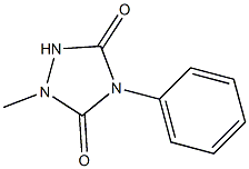 1-Methyl-4-phenyl-1H-1,2,4-triazole-3,5(2H,4H)-dione 구조식 이미지