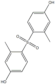 4,4'-Dihydroxy-2,2'-dimethyl[sulfonylbisbenzene] 구조식 이미지