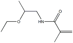 N-(2-Ethoxypropyl)methacrylamide 구조식 이미지
