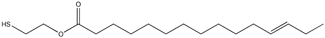 12-Pentadecenoic acid 2-mercaptoethyl ester Structure