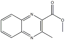 3-Methylquinoxaline-2-carboxylic acid methyl ester 구조식 이미지