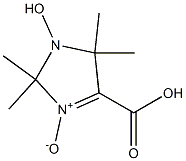 3,4-Dihydro-2,2,4,4-tetramethyl-5-carboxy-3-hydroxy-2H-imidazole 1-oxide Structure