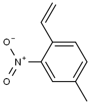 1-Nitro-2-ethenyl-5-methylbenzene 구조식 이미지