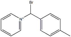 1-[Bromo(p-tolyl)methyl]pyridinium Structure