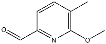 6-Methoxy-5-methylpyridine-2-carbaldehyde 구조식 이미지