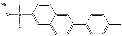 2-(4-Methylphenyl)naphthalene-6-sulfonic acid sodium salt 구조식 이미지