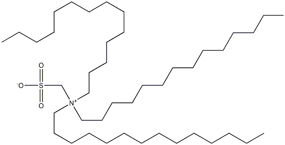 N,N-Ditetradecyl-N-sulfonatomethyl-1-tetradecanaminium Structure