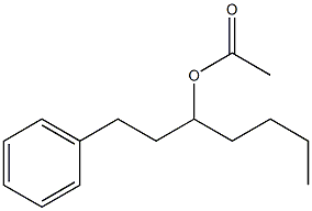 1-Phenylheptan-3-ol acetate 구조식 이미지