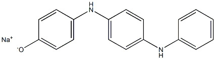 Sodium 4-[4-(phenylamino)anilino]phenolate 구조식 이미지