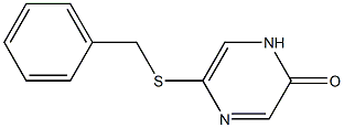 5-(Benzylthio)pyrazin-2(1H)-one Structure