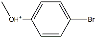 1-Bromo-4-methoxybenzenium Structure