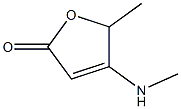 3-Methylamino-2-methylfuran-5(2H)-one 구조식 이미지