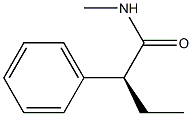 [S,(+)]-N-Methyl-2-phenylbutyramide 구조식 이미지