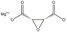(2S,3R)-2,3-Oxiranedicarboxylic acid magnesium salt Structure