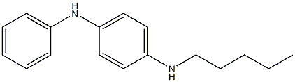 N-Pentyl-N'-phenyl-p-phenylenediamine Structure