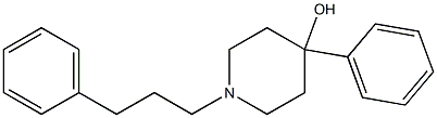 4-Phenyl-1-(3-phenylpropyl)piperidin-4-ol Structure