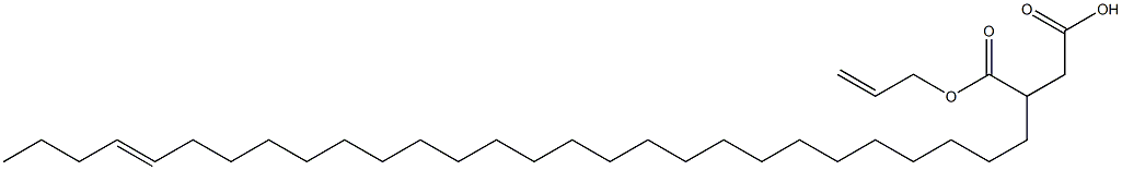 3-(24-Octacosenyl)succinic acid 1-hydrogen 4-allyl ester Structure