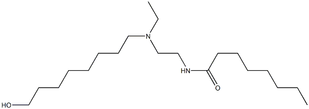 N-[2-[N-Ethyl-N-(8-hydroxyoctyl)amino]ethyl]octanamide Structure