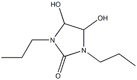 4,5-Dihydroxy-1,3-dipropyl-2-imidazolidone Structure