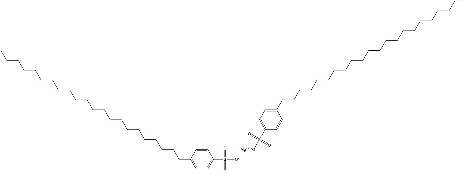 Bis(4-docosylbenzenesulfonic acid)magnesium salt 구조식 이미지