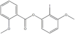 2-Methoxybenzoic acid 2-iodo-3-methoxyphenyl ester 구조식 이미지