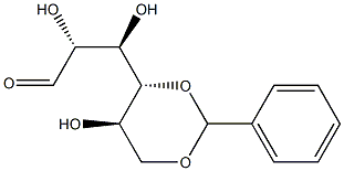 4-O,6-O-Benzylidene-D-glucose Structure