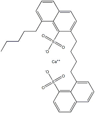 Bis(8-pentyl-1-naphthalenesulfonic acid)calcium salt 구조식 이미지