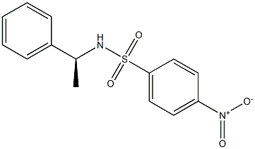 N-[(S)-1-Phenylethyl]-4-nitrobenzenesulfonamide 구조식 이미지