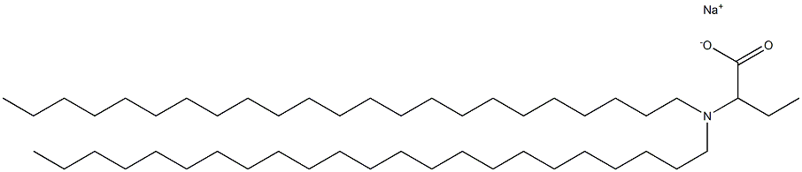 2-(Ditricosylamino)butyric acid sodium salt 구조식 이미지