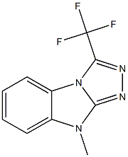 3-(Trifluoromethyl)-9-methyl-9H-1,2,4-triazolo[4,3-a]benzimidazole Structure