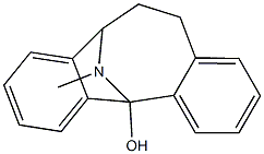 N-Methyl-12-hydroxy-5,6,7,12-tetrahydrodibenzo[a,d]cycloocten-5,12-imine 구조식 이미지