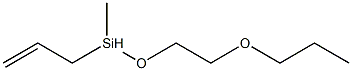 (2-Propoxyethoxy)(methyl)(2-propenyl)silane Structure