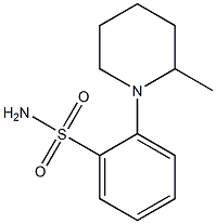 2-(2-Methylpiperidin-1-yl)benzenesulfonamide 구조식 이미지