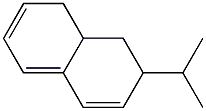 1,2,8,8a-Tetrahydro-2-isopropylnaphthalene Structure