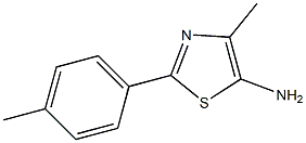 2-(4-Methylphenyl)-4-methyl-5-aminothiazole Structure