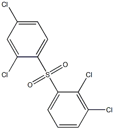 2,3-Dichlorophenyl 2,4-dichlorophenyl sulfone 구조식 이미지