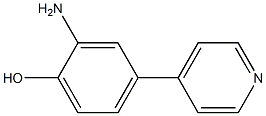 2-Amino-4-(4-pyridyl)phenol Structure