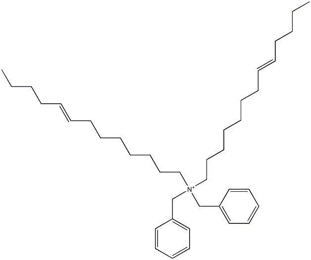 Di(8-tridecenyl)dibenzylaminium 구조식 이미지