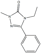 4-Ethyl-2-methyl-5-(phenyl)-2H-1,2,4-triazol-3(4H)-one 구조식 이미지