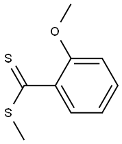 2-Methoxydithiobenzoic acid methyl ester 구조식 이미지