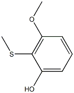 3-Methoxy-2-(methylthio)phenol 구조식 이미지