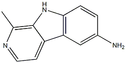 1-Methyl-9H-pyrido[3,4-b]indol-6-amine Structure