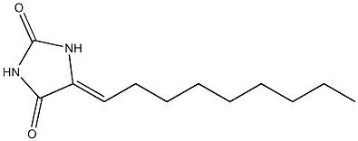 5-Nonylideneimidazolidine-2,4-dione Structure