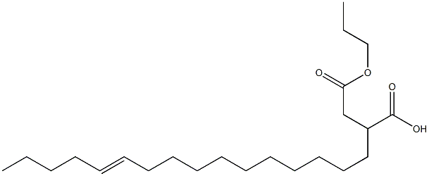 2-(11-Hexadecenyl)succinic acid 1-hydrogen 4-propyl ester 구조식 이미지
