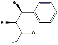 (2R,3S)-2,3-Dibromo-3-phenylpropionic acid Structure